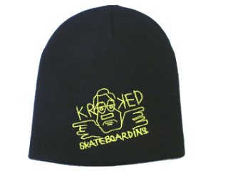 Krooked Skateboarding Logo Beanie