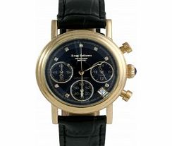 Krug Baumen Enterprise Diamond Black-Gold Dial