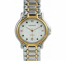 Krug Baumen Gents Marquis Two Tone White Dial