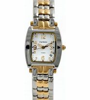 Krug Baumen Ladies Tuxedo Silver Gold Watch