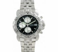 Krug Baumen Sportsmaster Black Chronograph Watch