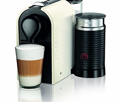 Nespresso by KRUPS U and Milk Pure Cream Coffee Capsule Machine with Aeroccino, 1700 Watt