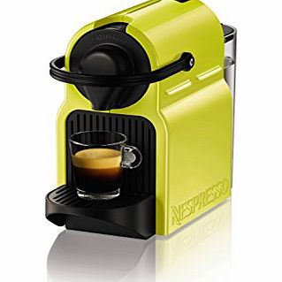 Nespresso inissia by KRUPS Coffee Capsule Machine - Lime Yellow
