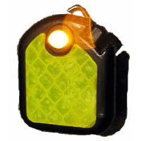 B Seen Reflective Night Light Dog Tag