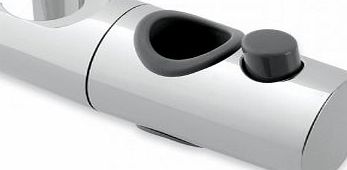 KS 22mm Chrome Shower Head Holder Slider Bracket To Fit 22mm Riser Rail