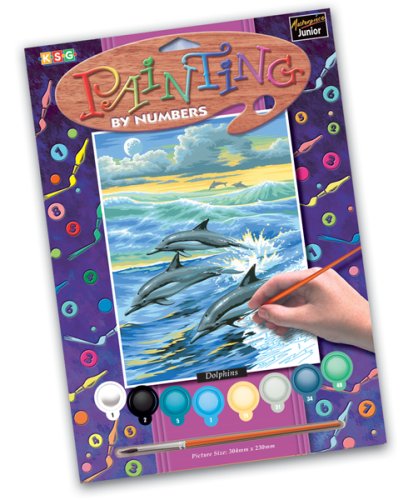 KSG Junior Paint by Numbers Dolphin