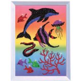 Sequin Art Silhouette Sealife