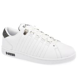 K*Swiss Male Lozan Tt Too Leather Upper Fashion Trainers in White and Grey
