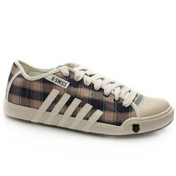 K*Swiss Male Moulton Canv Fabric Upper Fashion Trainers in Navy and Stone