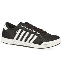 K*Swiss Male Newport T Manmade Upper Fashion Trainers in Black and White