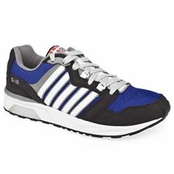 K*Swiss Male Si 18 Ranelle Mesh Suede Upper Fashion Trainers in Black and Navy