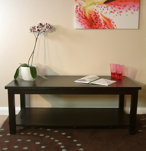 Kudos Coffee Table with Open Shelf - Small or