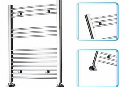 800mm x 600mm - Chrome Bathroom Heated