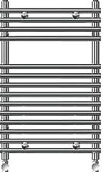 Kudox, 1228[^]95860 Flat Bar-on-Bar Towel Rail Chrome 700 x