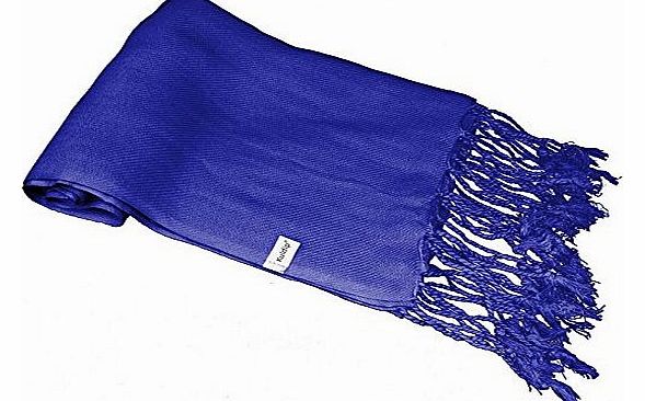 Factory Seconds Pashmina Scarf Shawl Wrap Throw Navy