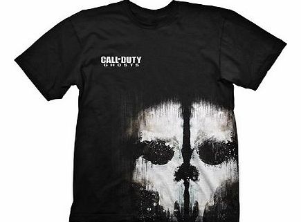 Call Of Duty Ghosts T-Shirt Skull Licensed Product black