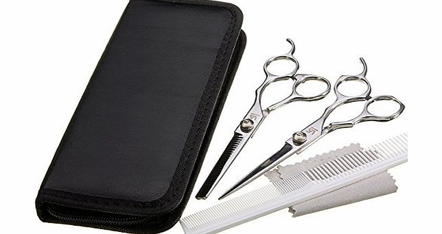 kungfu Mall Hairdressing Scissors Shears Comb Barber Pouch Case Hair Cutting Tools