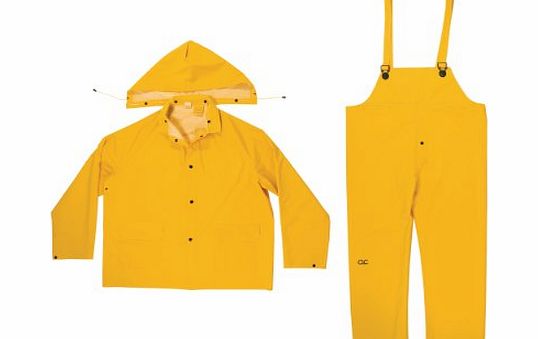 Kunys R101XL 0.35mm 3 piece Rain Suit X Large - Yellow