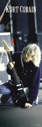 Kurt Cobain Grip Door Poster