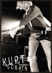 Kurt Cobain Live Giant Poster