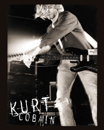 Kurt Cobain Live Mini Poster