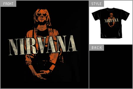 Kurt Cobain (Orange Photo) T-shirt brv_19002006_P