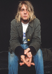 Kurt Cobain Sitting Poster