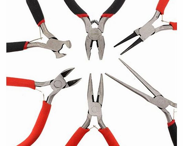 Kurtzy Ultimate 6 piece pliers set for jewellery making, crafts and DIY by Kurtzy TM
