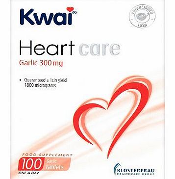 Kwai Heart Care Garlic 300mg 100 Tablets 10000961