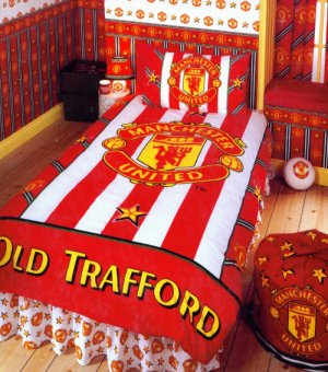 Manchester United Stripe Duvet Set