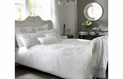 Kylie at Home Audrey White Kylie Bedding Duvet Covers King