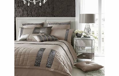 Kylie at Home Safia Bedding Truffle Duvet Covers Double