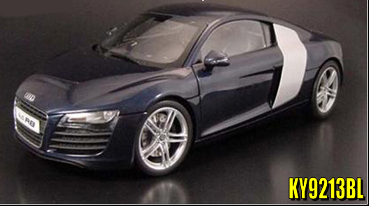 Kyosho Audi R8 4.2 V10 in Blue with silver Blade