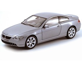 Kyosho Die-cast Model BMW 645ci coupe (1:18 scale in Silver)
