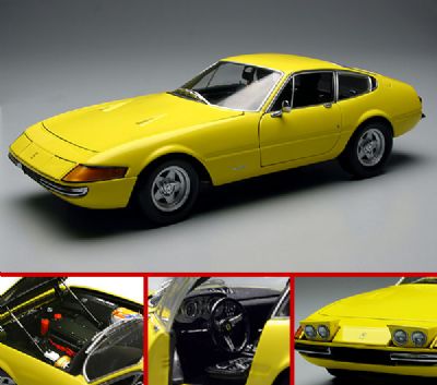 Kyosho Ferrari 365GTB/4 late in Yellow