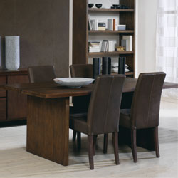 Kyoto - Dining Table & Nubuck Leather Chairs