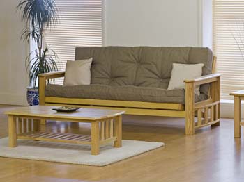 Kyoto Futons Limited Lillian 3 Seater Futon with Deluxe Mattress