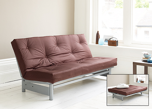 Dallas Sofa Bed - Chocolate