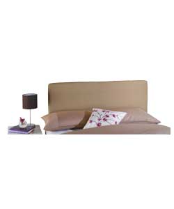 Mink Faux Suede Slab Headboard - Single