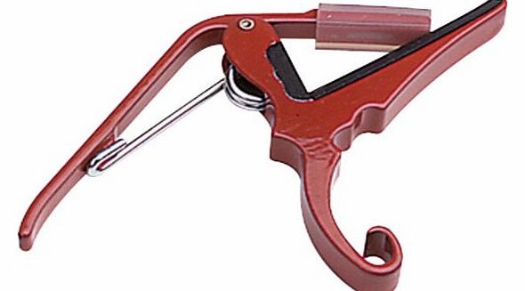 Quick-Change Capo for Electric Guitars - Fender Red