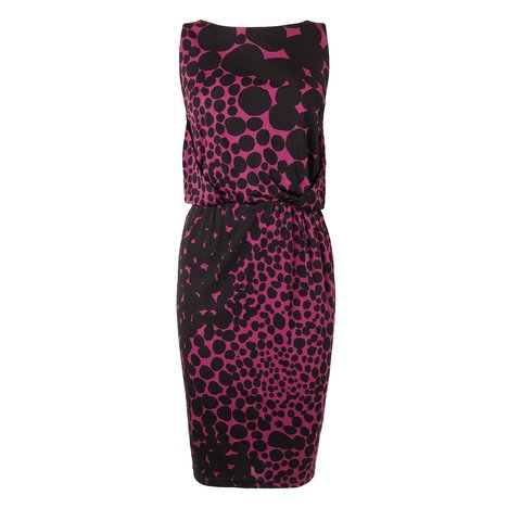 L.K. Bennett Bess Jersey Printed Shift Dress Colour Topaz