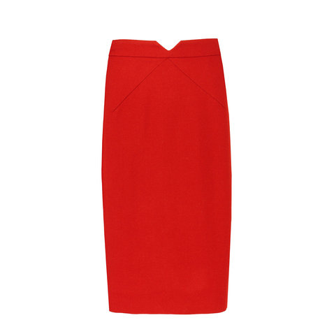 L.K. Bennett Dey Skirt Colour Burgundy