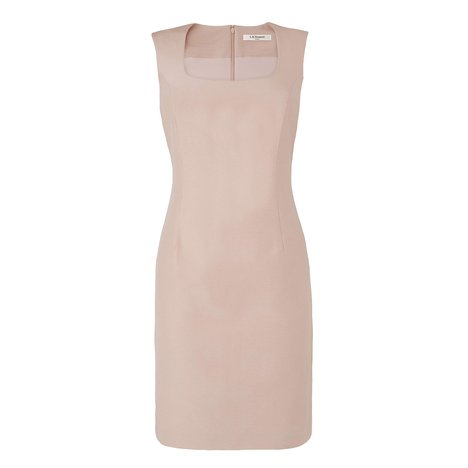 L.K. Bennett Linna Fitted Dress Colour Powder