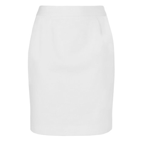 L.K. Bennett Livia Pencil Skirt Colour Optic White