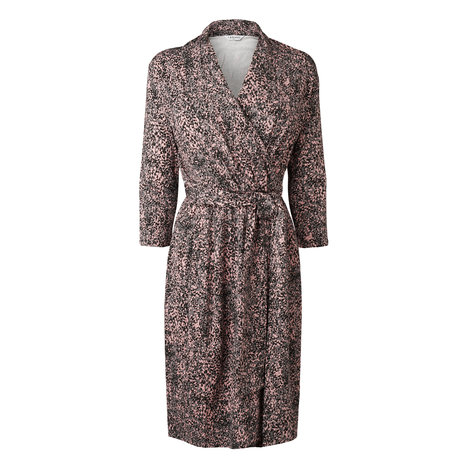 L.K. Bennett Lizzie Jersey Printed Wrap Dress Colour Rose