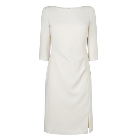 Lydia Tailored Shift Dress Colour Cream