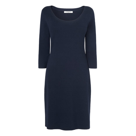 Mellie Knit Fitted Dress Colour Navy