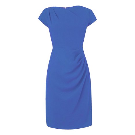 Sabrina Tailored Pleat Dress Colour Ocean