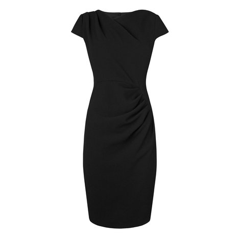 Salem Crepe Dress Colour Black