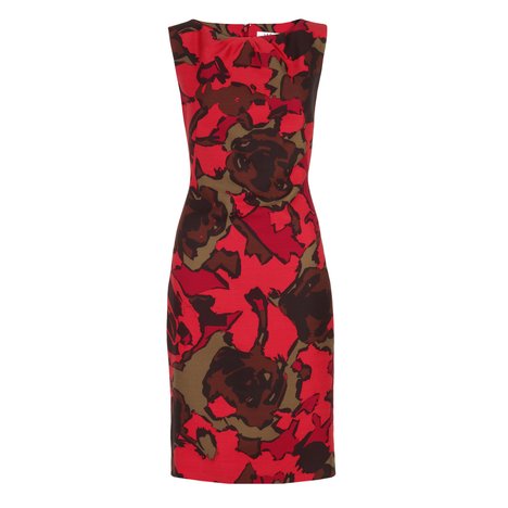 L.K. Bennett United Dress Colour Crimson